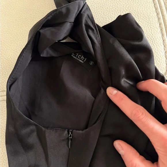 LICHI One Shoulder Midi Dress with Scarf in sz. SMALL - Picture 9 of 11